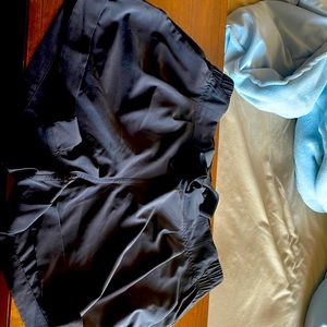 Lulu lemon black running shorts